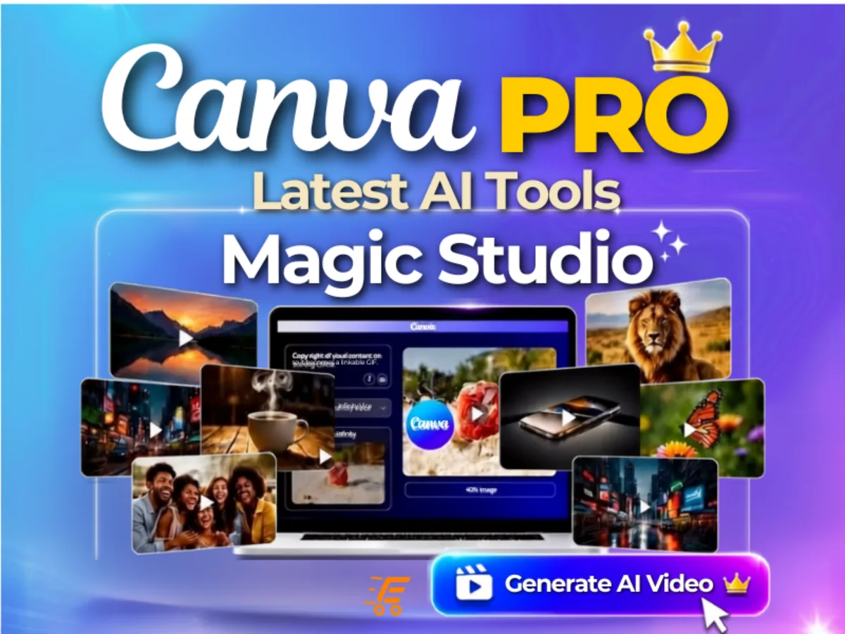 Two-year Canva Education Pro subscription, including all active AI features.
