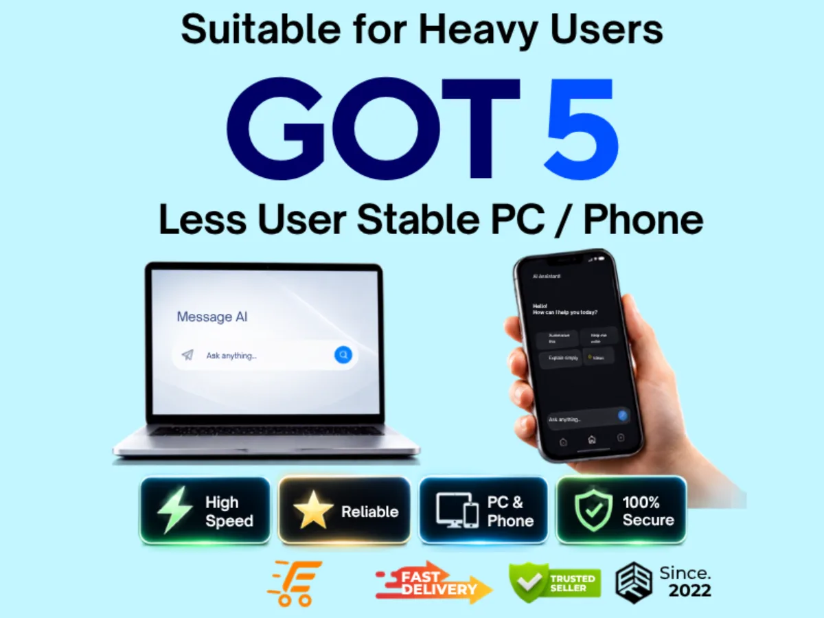 Chat 5.5 PLUS, 1 Month-PRODUCTIVITY SMART FAST DELIVERY